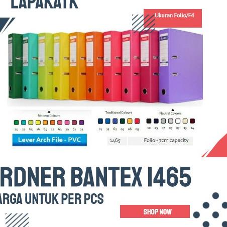 

Best! BANTEX ORDNER F4 1465 / ORDNER FOLIO BANTEX PUNGGUNG 7 CM 케