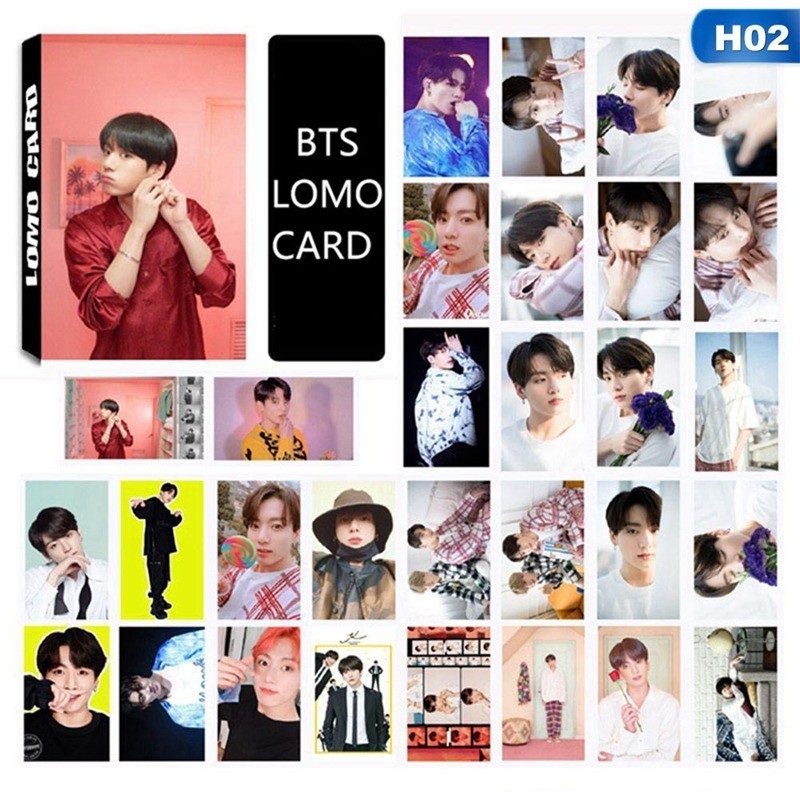 30Pcs / Set Kartu Foto Album KPOP Bangtan Boys Map of the Soul