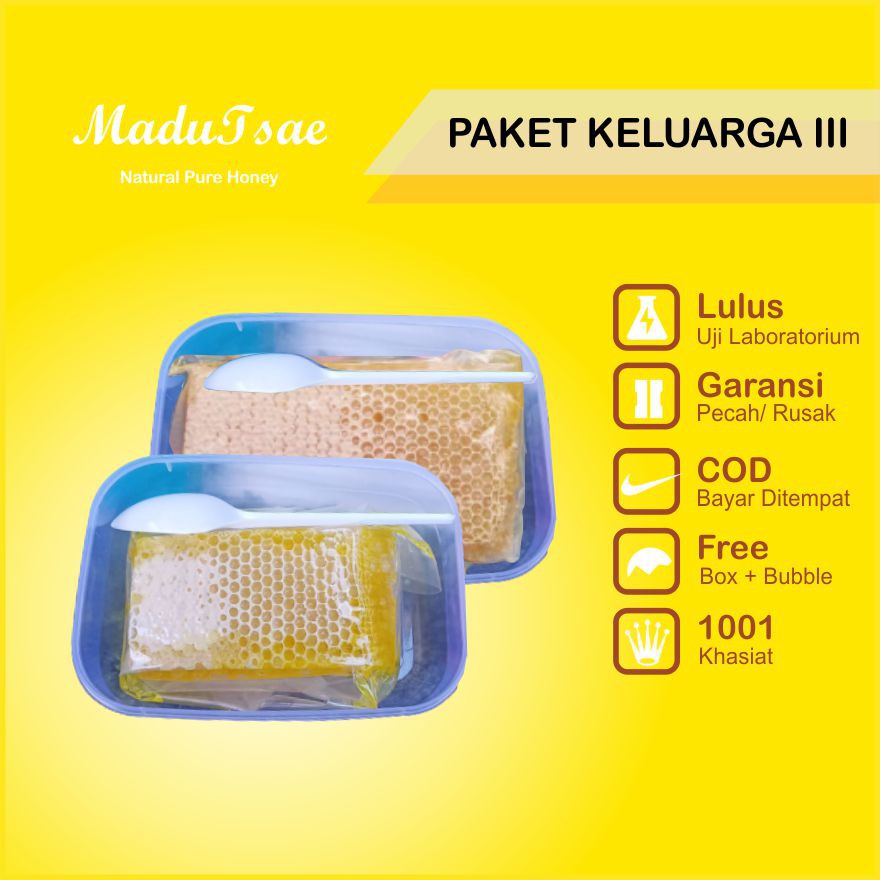 

MADU SARANG ASLI MURNI ORIGINAL MADU EPIS MELIFERA 250 GRAM + 500 GRAM