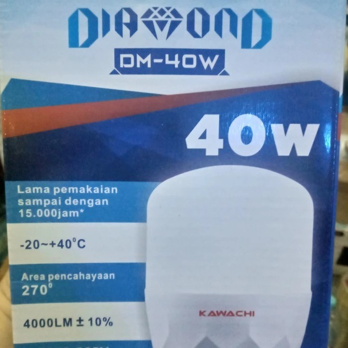 Lampu LED Jumbo 40w Diamond by Kawachi