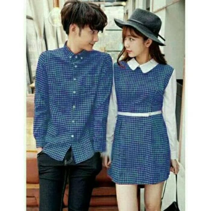 Dress Couple / Dress Pasangan / Kemeja Couple / Kemeja Pasangan Kotak