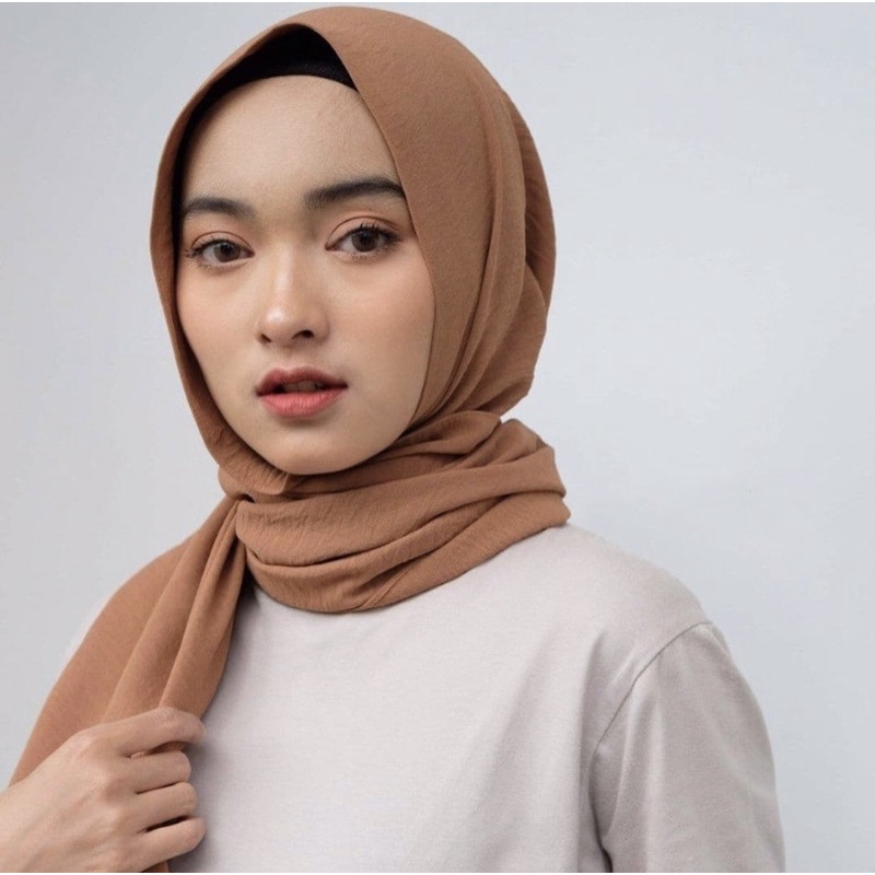 Hijab Pashmina Crincle Airflow / Pasmina Crincle premium / Hijab Pashmina airflow