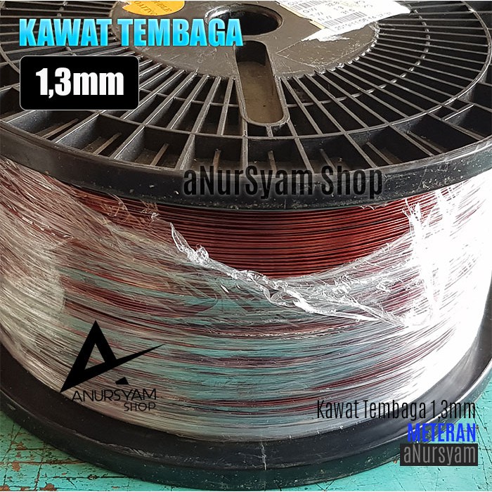 Kawat Tembaga 1.3mm Meteran / Kawat email Tembaga 1.3 mm / Copper Wire 1.3mm
