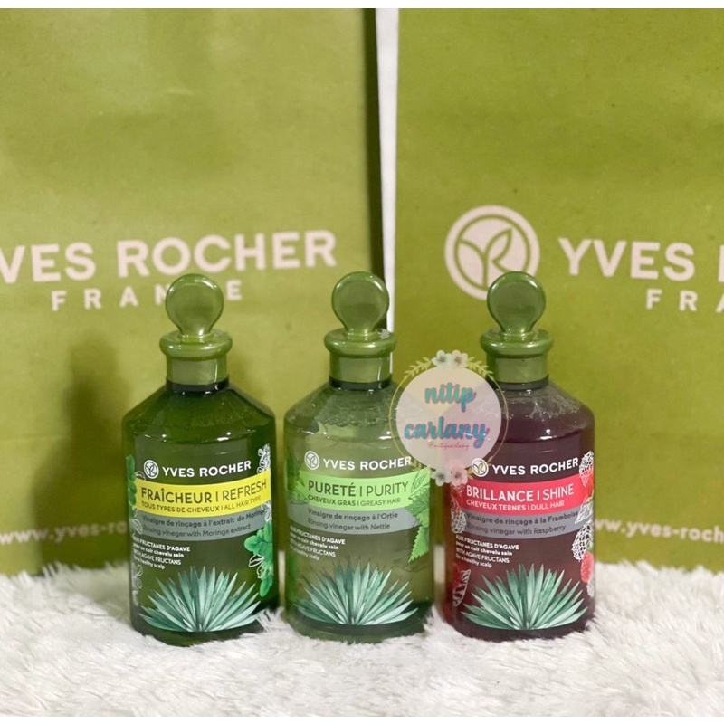 YVES ROCHER RINSING VINEGAR SHINE / PURITY / REFRESH