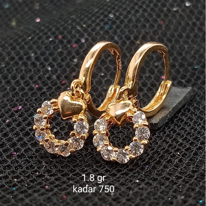 Anting Emas 17K - 1.8 gr Kadar 750 - 1537