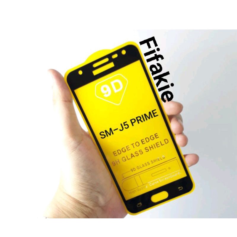 TEMPER GLASS KACA TYPE SAMSUNG J5 PRIME ANTI GORES KACA FULL LAYAR