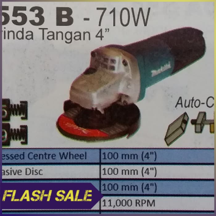 MAKITA 9553B MESIN GERINDA TANGAN MAKITA