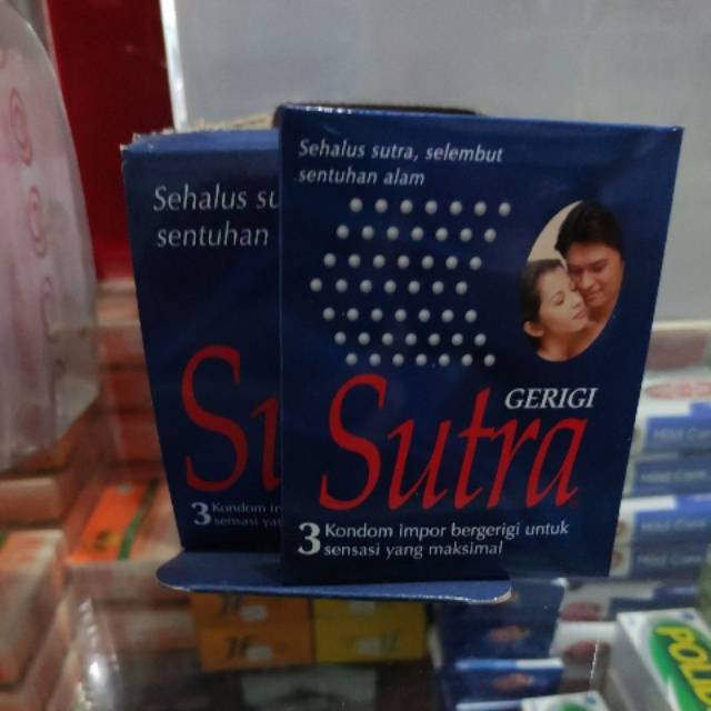 Sutra Gerigi isi 3 kondom sutera bergerigi pengaman sarung