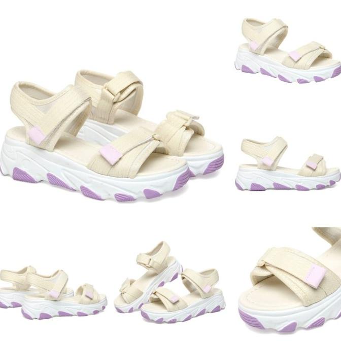 PVN Micha Sandal Wanita Black Cream 241