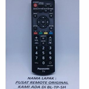 REMOTE REMOT TV PANASONIC LED LCD ORIGINAL ASLI PENDEK