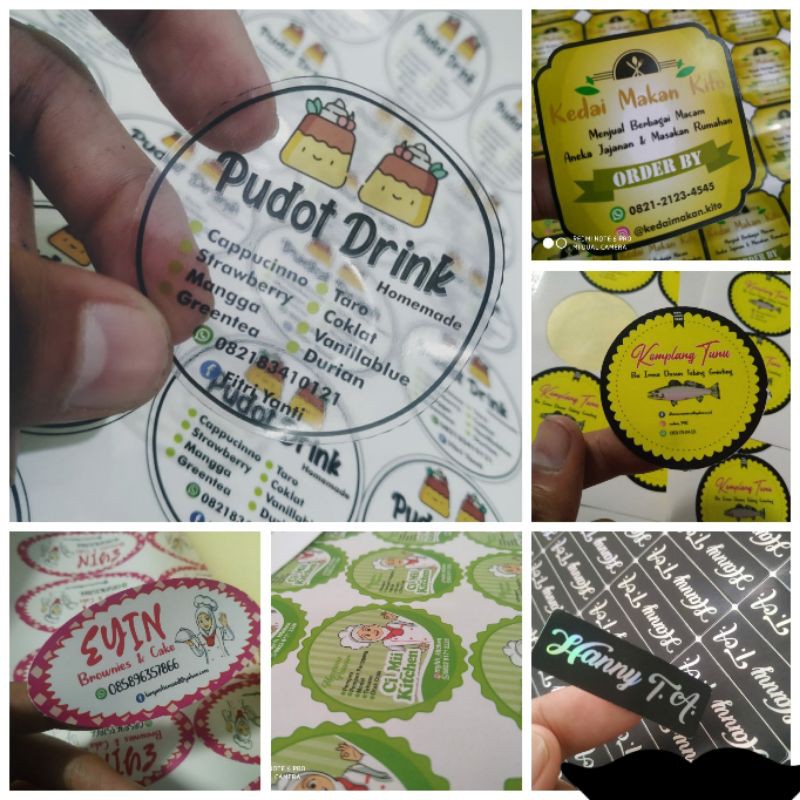 

STIKER PRODUK MURAH - FREE CUTTING DAN DESAIN