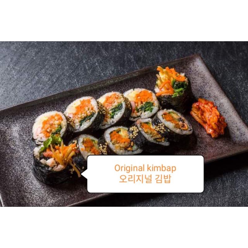 

Kimbap kimbab Original Korean Taster Premium Quality Min order 2