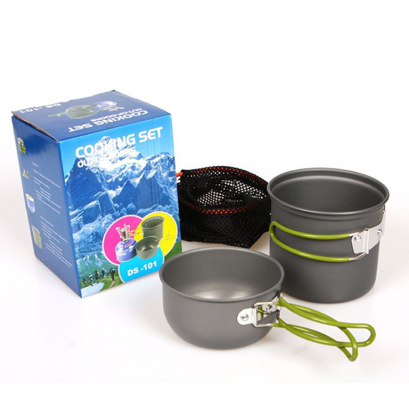 Nesting panci masak camping cooking set ultralight DS 101 &amp; WH-200