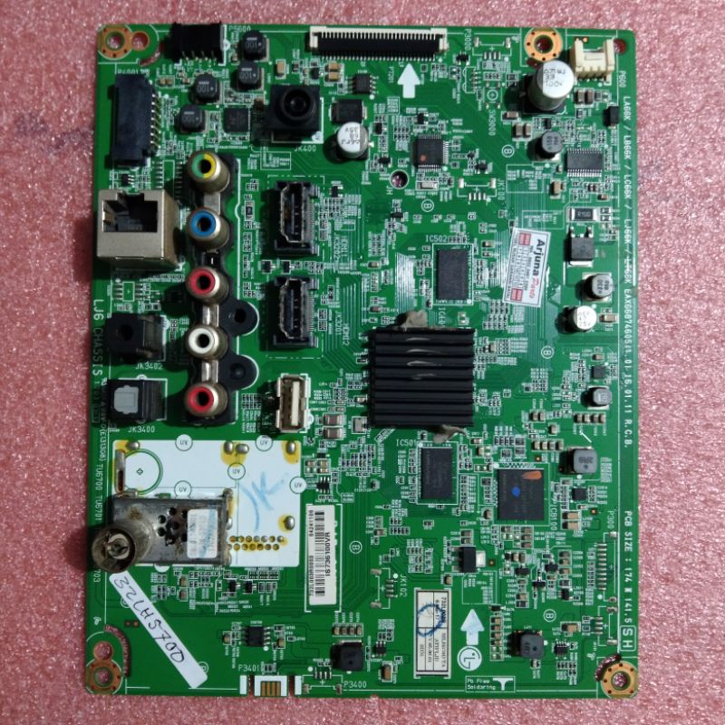 MB LG 32LH570D MAIN BOARD TV LED LG 32LH570D