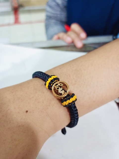 Gelang tangan wanita //gelang rajut //gelang lapis emas //perhiasan