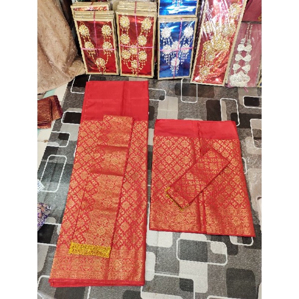 songket penganten pasangan.