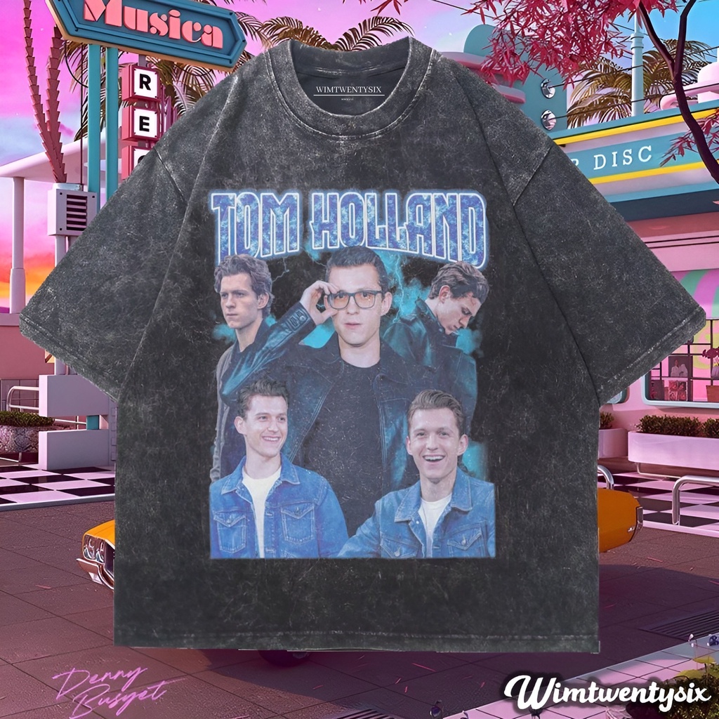 t-shirt oversized | kaos oversize | kaos washing | kaos tom holland