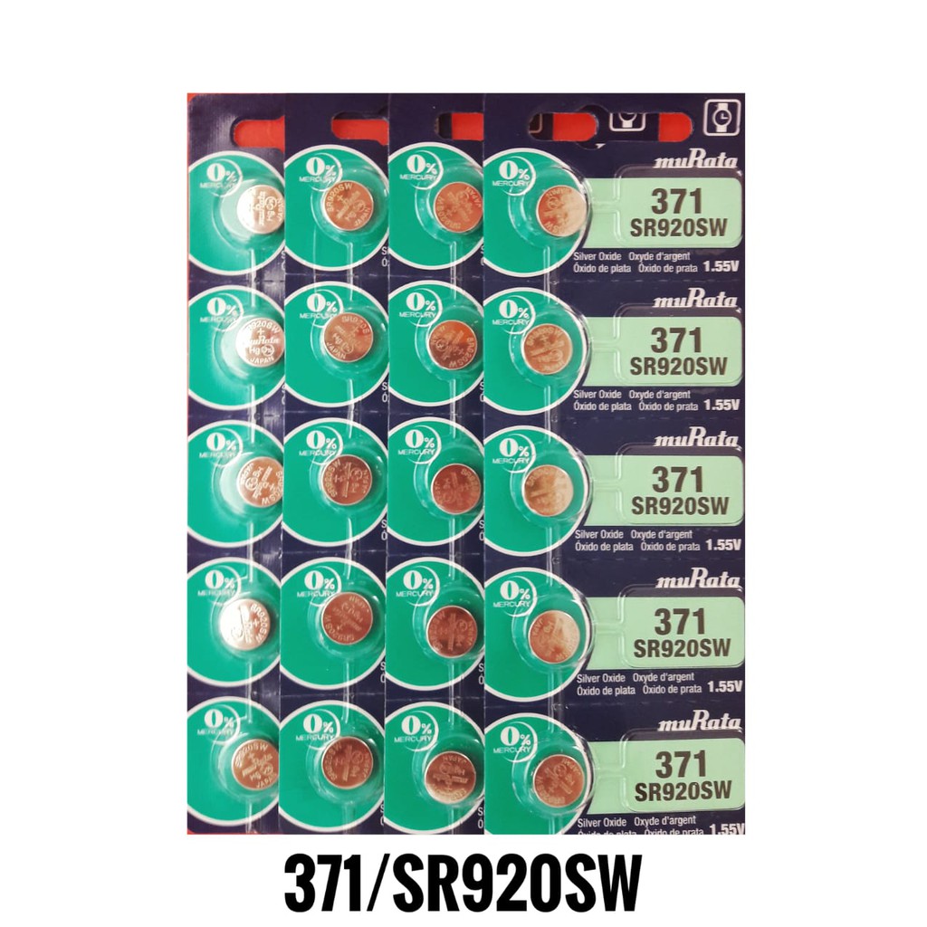 KARUNIA JAM - BATTERY MURATA 371 SR920SW ORIGINAL - BATERAI SONY BATTERY BATERE SONY 371 SR 920SW