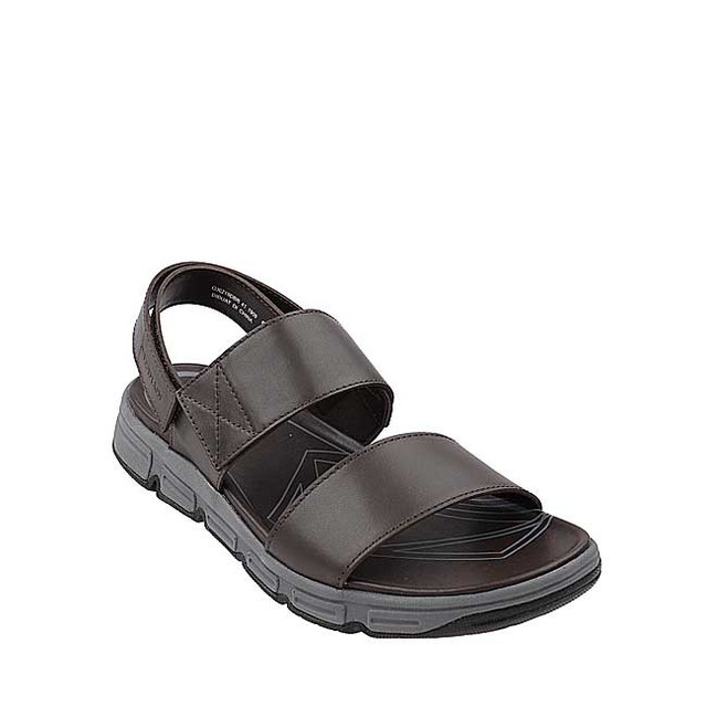 Obermain Sandal Pria GEROLT PACKEY - SLINGBACK Dark Brown OJ6219DBR