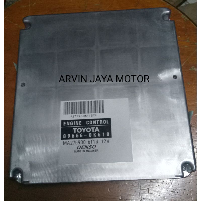ECU Toyota portuner diesel 89666-0k610