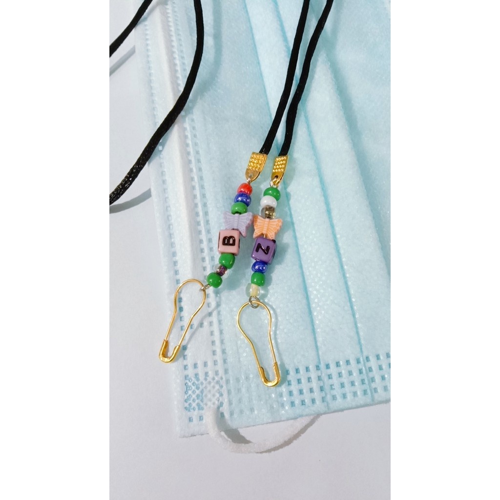 Gantungan Tali Konektor Masker Hijab KALUNG MASKER CUSTOM Kalung Masker Korea  Strap Kalung Masker