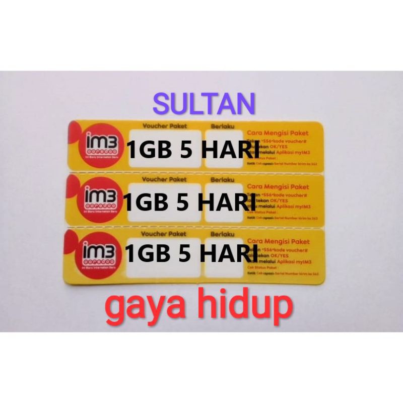 Indosat 1,5gb 3hr