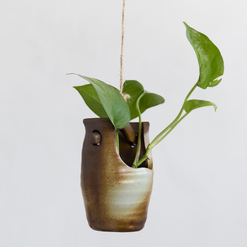 Vas Bunga Hidroponik Gaya Jepang Retro Bahan Keramik Untuk Digantung Pada Dinding Shopee Indonesia