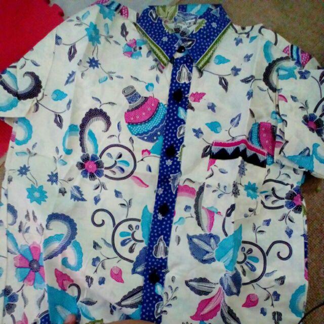 Qnunbatik Hem/kemeja  Batik Anak Cowok Laki-laki Gentong Pecah