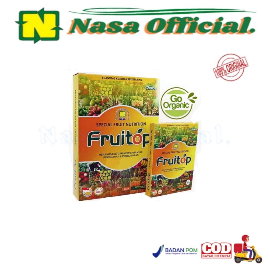 FRUITOP NASA 1 Kg PUPUK ORGANIK / PUPUK PELEBAT BUAH PUPUK PERANGSANG BUAH PUPUK SERBUK NASA PUPUK B