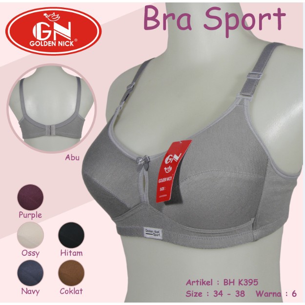 Bra BH Golden Nick K395 / K 395 | Bra wanita dewasa Busa tipis tanpa Kawat | Gedabug