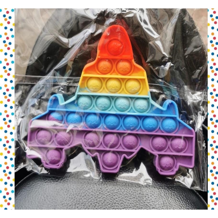 pop it rainbow amonngus - push bubble fidget toys rainbow apple- unicorn - dinosaurus-mickey-awan-7