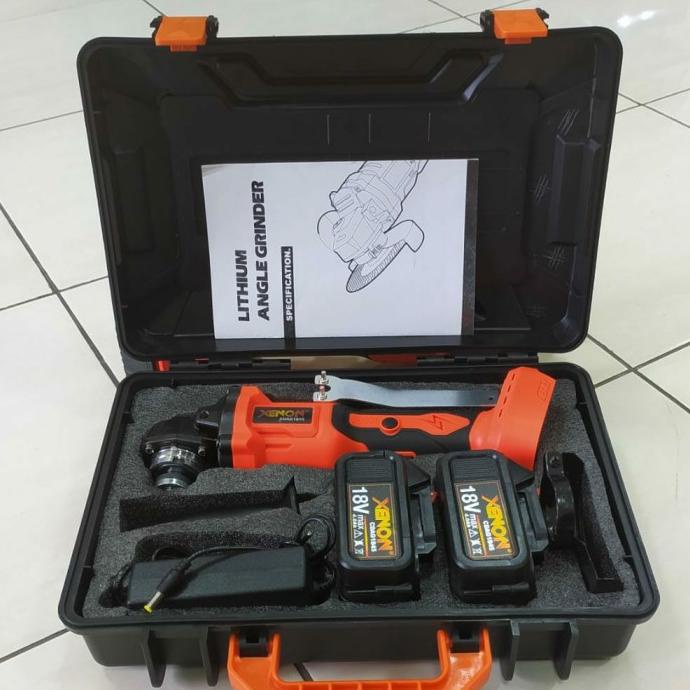 Mesin Gerinda Baterai Cordless Grinder XENON 18v Termurah