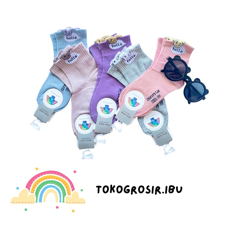 Kaos Kaki Anak Bayi Laki Laki Perempuan 5-12 Tahun Korea Lucu Kaus Kaki Anak Semata Kaki Angkle Socks Anak Bayi Laki Laki Perempuan Balita Kids Aksesoris Sepatu Anak