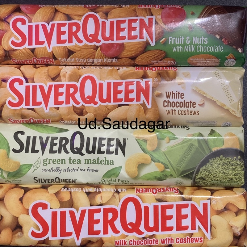 

Silverqueen Chocolate Coklat Silver Queen 62Gr