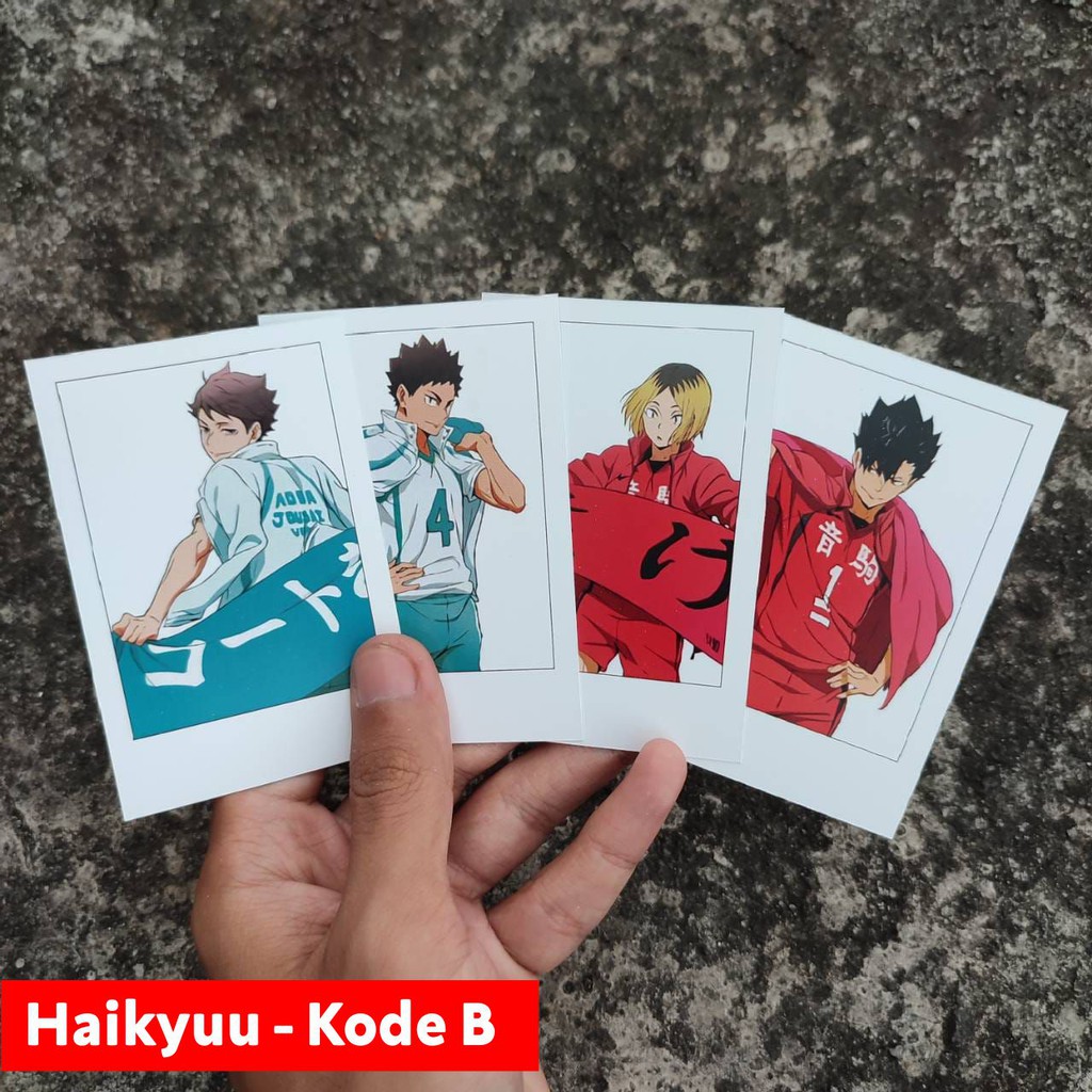 Pola Deco Mini Poster Anime Haikyuu - Hinata Kageyama Tsukishima Kenma Sugawara Oikawa-7