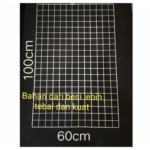 Jaring Ram Besi Dinding Ukuran 60x100cm Gantungan Hook Ram Display