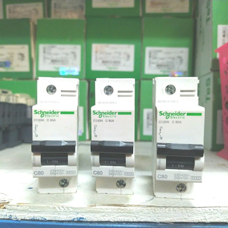 MCB SCHNEIDER 10KA C120N 1P 80A ASLI