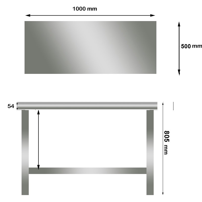 WORK TABLE MEJA STAINLESS SERBAGUNA 2 SAP MRDAPUR WT 2 ORIGINAL