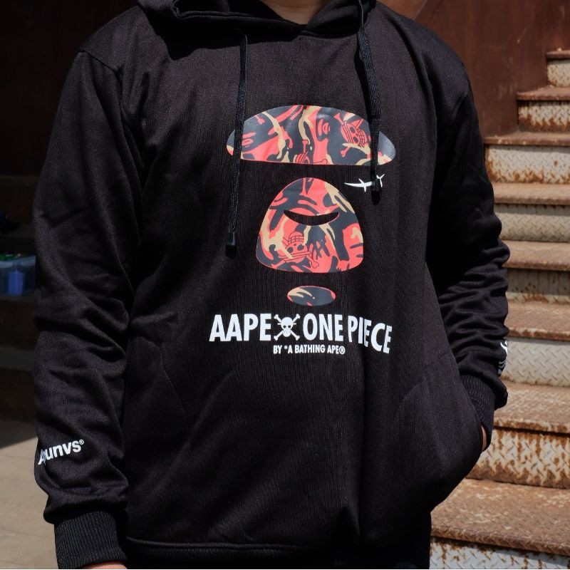 sweater hoodie one piece Jaket One piece sweater AApe Murah