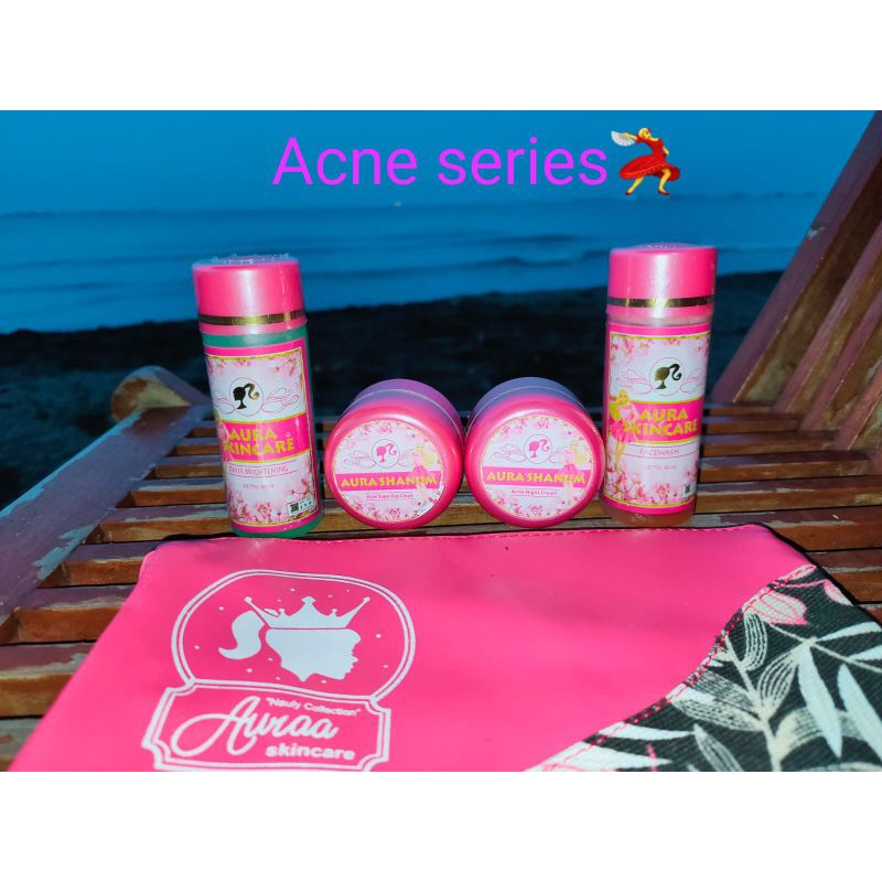 AURA SKINCARE PAKET ACNE kemasan baru  (BISACOD)