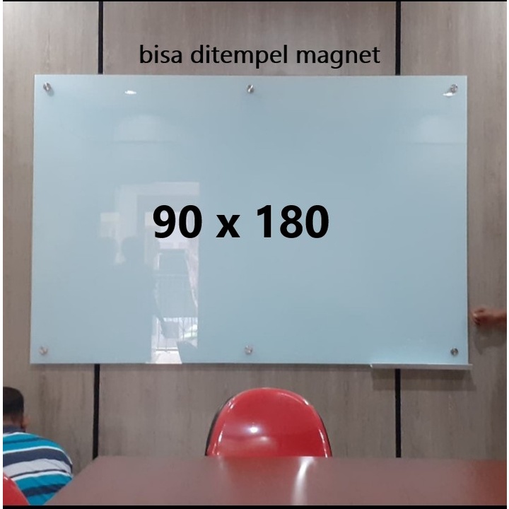 

papan kaca murah / glass board 90 x 180