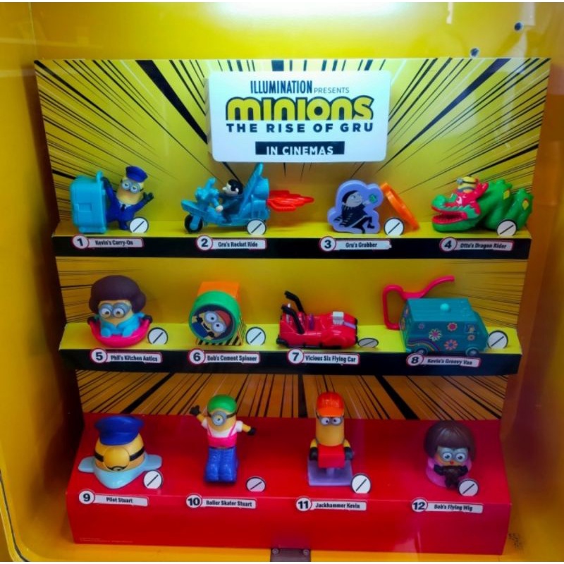 Happy Meal McD / Mainan Minions The Rise of Gru 2022
