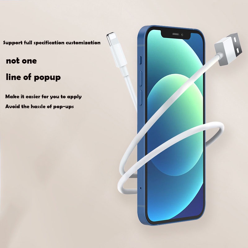 Kabel data Charger Panjang 1m Untuk Iphone 14 13 12 pro MAX 6 7 8 Plus X Xs MAX XR