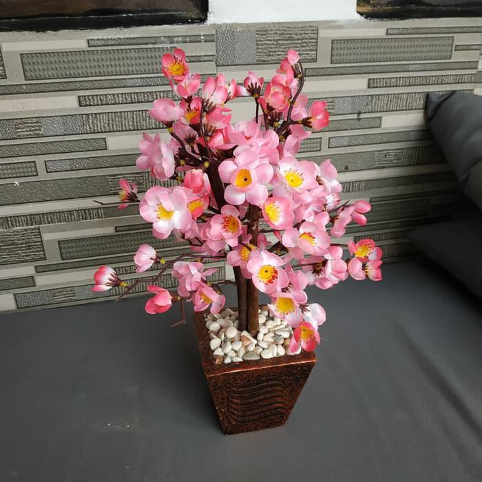 BUNGA SAKURA SAKURA MURAH SAKURA PLASTIK HIASAN MEJA BUNGA SAKURA SAKURA MURAH SAKURA PLASTIK HIASAN MEJA
