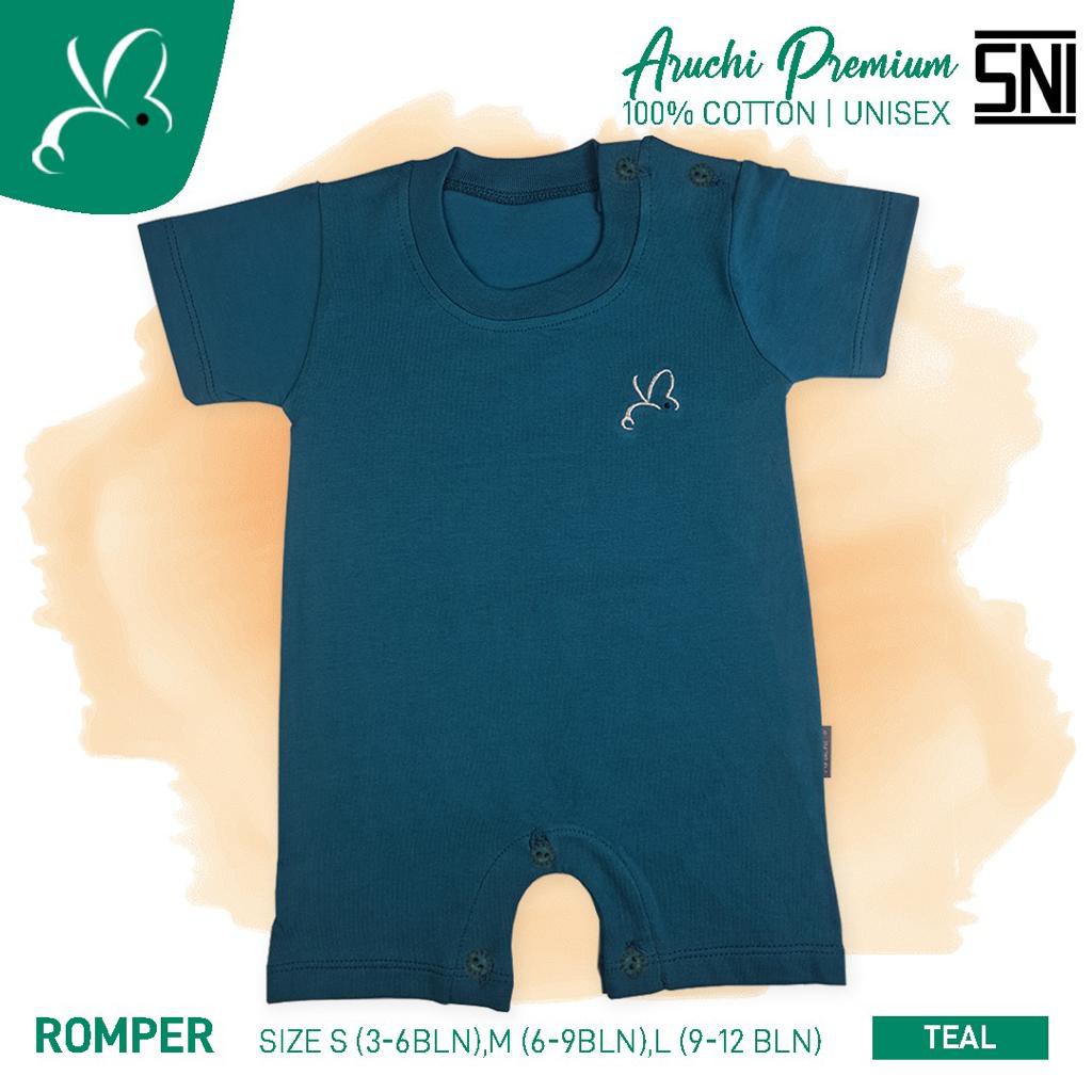 Aruchi PREMIUM romper segiempat Baju anak Baju bayi Romper bayi SNI (3-12 bln) CBKS