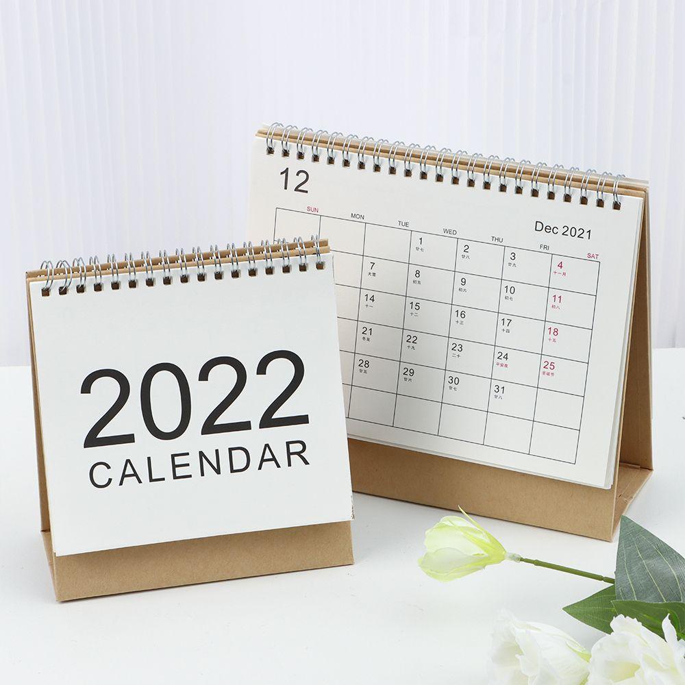 R-flower 2022 Kalender Meja Multifungsi Motif Bunga