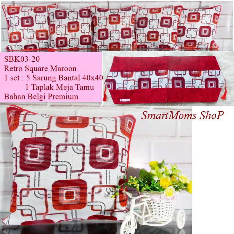  SARUNG BANTAL KURSI TAMU MEWAH  MINIMALIS MODERN SBK SET 