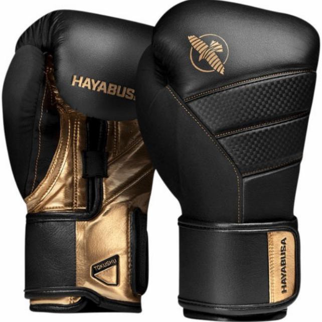 hayabusa T3 glove black gold