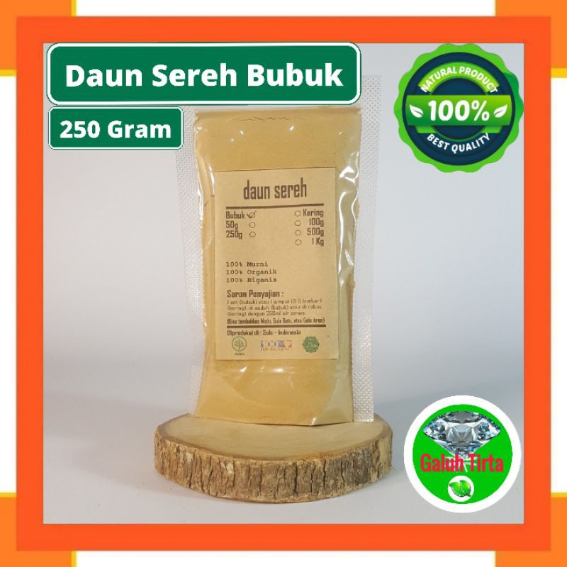 

SERAI BUBUK / SEREH 250 GRAM - Cymbopogon Citratus - MURNI - JSR