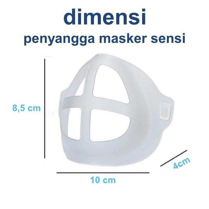 Penyangga Masker Silikon 3D Mask Bracket Support untuk Sirkulasi Udara Masker